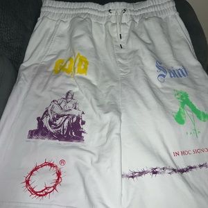 In Hoc Signo Vinces(I.H.S.)”Fallen Angel” Bermuda Shorts size XXL